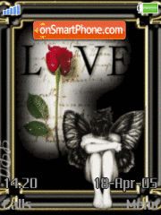 Love rose tema screenshot