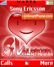 St. Valentin tema screenshot