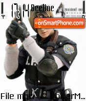 Capture d'écran Leon S Kennedy thème