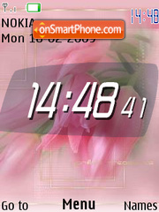 Capture d'écran Pink Roses flash 1.1 thème