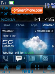 Cloud Flash 1.1 theme screenshot