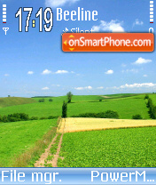 Greenfield theme screenshot