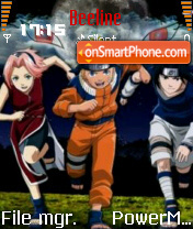 Konoha team 7 tema screenshot