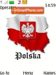 Flag Poland es el tema de pantalla