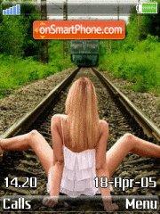 Girl and Train Theme-Screenshot