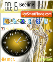 Animated Nokia Watch theme screenshot