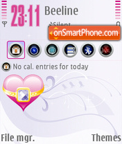 Pink Dim theme screenshot