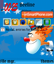 Clown tema screenshot