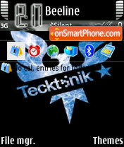 Tectonik es el tema de pantalla