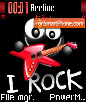 I Rock es el tema de pantalla