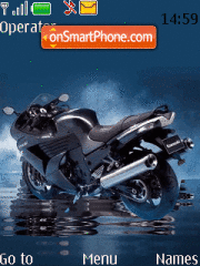 Motobike Animated theme screenshot