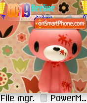 Gloomy Bear theme screenshot