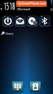 Blue Dots theme screenshot