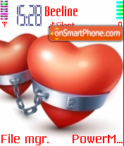 Love Heart Romance tema screenshot