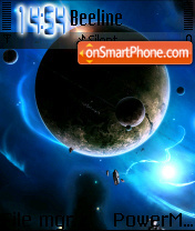 Space tema screenshot