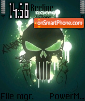 Skull Punisher tema screenshot