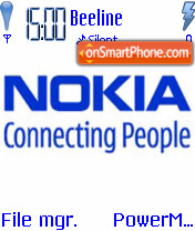 Nokia tema screenshot