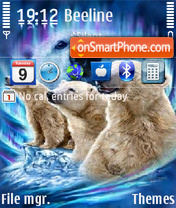 White Bears tema screenshot