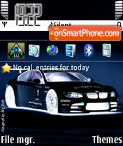 BMW 3 Negative theme screenshot