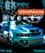 Nissan Tuned tema screenshot