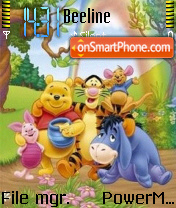 Скриншот темы The Pooh and Family