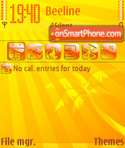 Hot 05 tema screenshot