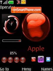 Animated Apple Icons es el tema de pantalla