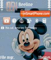 Mikey Mouse 01 theme screenshot