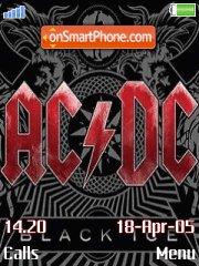 Acdc Theme Black Ice tema screenshot