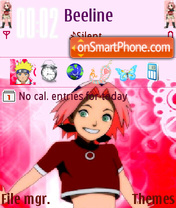 Ninja Girl2 tema screenshot
