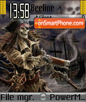 Pirate theme screenshot