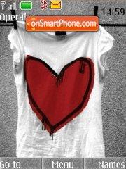 Скриншот темы Love T-shirt