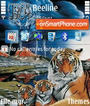 Tigers tema screenshot