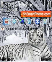 White Tiger theme screenshot