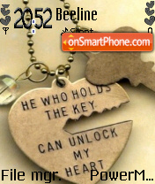 Unlock My Heart theme screenshot