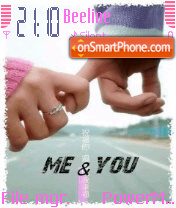 Me and you es el tema de pantalla