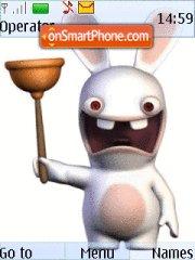 Скриншот темы Rayman Raving Rabbids