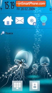 Bluejelly es el tema de pantalla