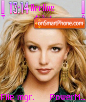 Britney Spears 13 theme screenshot