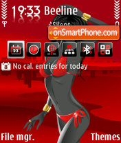 Girl v2 01 tema screenshot