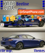 Mazda Rx8 2009 theme screenshot