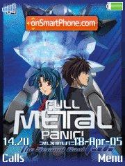 Capture d'écran Full Metal Panic TSR thème