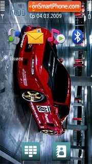 Honda Nsx 01 theme screenshot