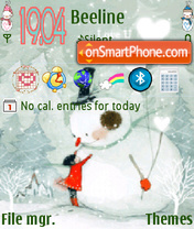 Animated Stay Withme theme screenshot