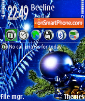 Happy Christmas 01 theme screenshot