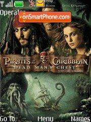 Скриншот темы Pirates of the Caribbean