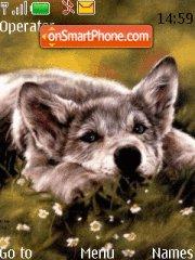 Capture d'écran Cute Wolf thème