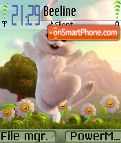 Capture d'écran Bunny thème