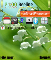 Spring Flower 01 theme screenshot
