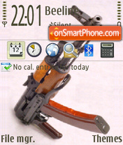A.K.47 GT2009. theme screenshot